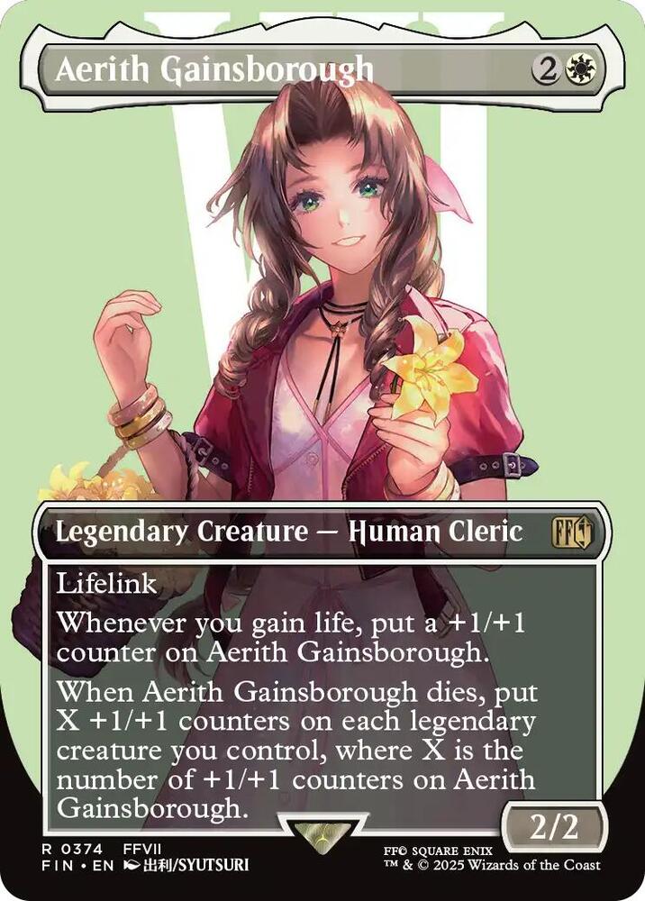 マジック：ザ・ギャザリング Aerith Gainsborough - MTG FF 630866_in_1000x1000.jpg