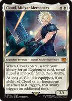 FFTCG クラウド　プロモ　英語版プレミアム　A-001 Cloud, Midgar Mercenary - FINAL FANTASY - Magic: The Gathering