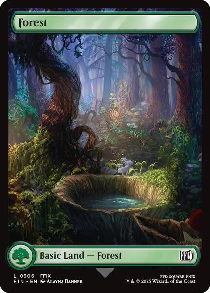 Forest (0306) - FINAL FANTASY - Magic: The Gathering