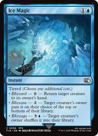 Ice Magic - FINAL FANTASY - Magic: The Gathering card
