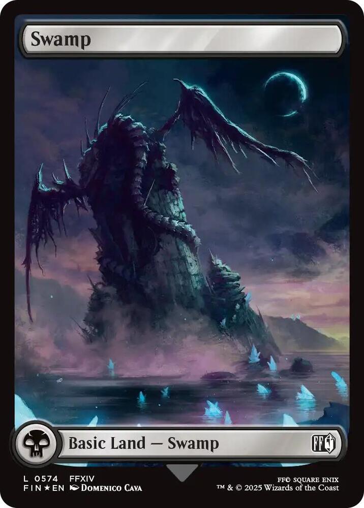 MTG SLP 0033 沼 / Swamp Foil Magic Con B Swamp Promo - Secret Lair Showdown (SLP) #33 - MagicCon 2025