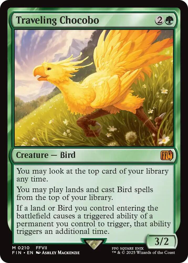 Traveling Chocobo マジック：ザ・ギャザリング英語版 630929_in_1000x1000.jpg