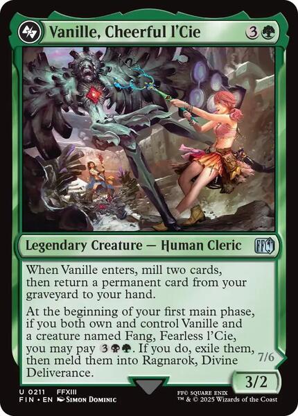 Vanille, Cheerful l'Cie - FINAL FANTASY - Magic: The Gathering