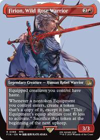 Firion, Wild Rose Warrior (Borderless) - FINAL FANTASY - Magic: The Gathering card