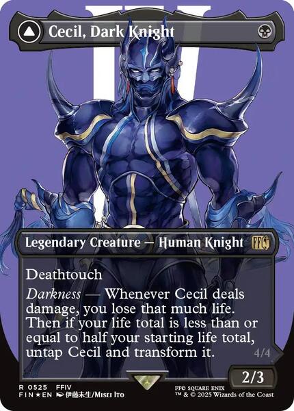 MTG FF セシル・ハーヴィ　Foil MTG FF 継承史foil 「セシル・ハーヴィ」「光の英雄」 日本語版