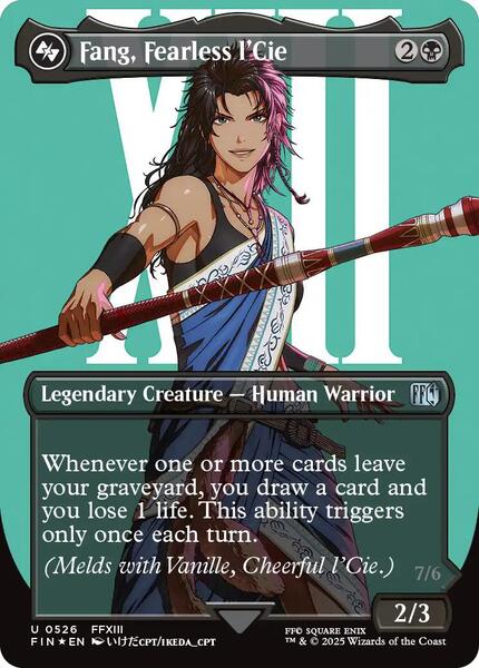 Fang, Fearless l'Cie (Borderless) (Surge Foil) - FINAL