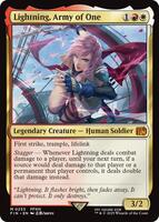 Lightning, Army of One - FINAL FANTASY - Magic: The Gathering