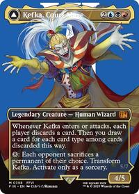 Kefka, Court Mage (Borderless) (0398) (Foil)
