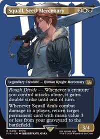 Squall, SeeD Mercenary (Borderless) (Foil)