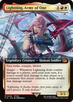 Lightning, Army of One (Extended Art) - FINAL FANTASY - Magic: The