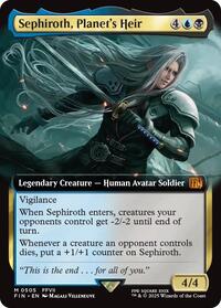 Sephiroth, Planet's Heir (Extended Art) (Foil)