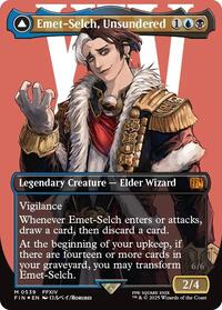 Emet-Selch, Unsundered (Borderless) (Surge Foil) - FINAL FANTASY - Magic: The Gathering card