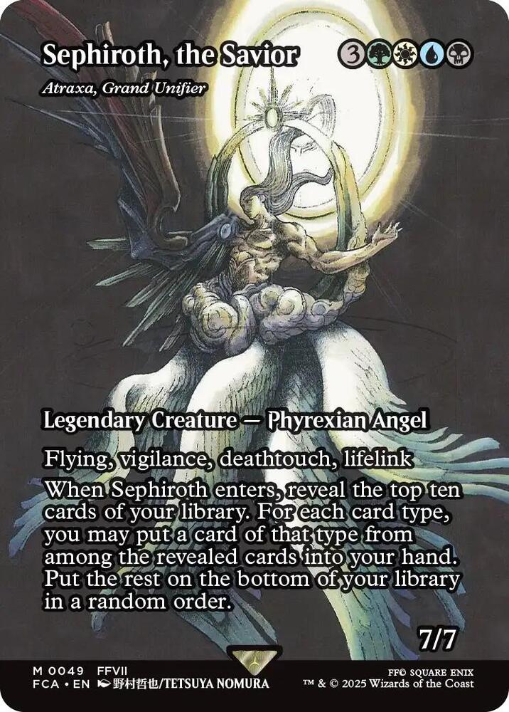 救済者、セフィロス Foil 救済者、セフィロス Foil Final Fantasy Sephiroth Savior Foil