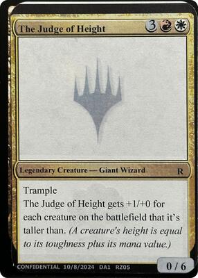 The Judge of Height
