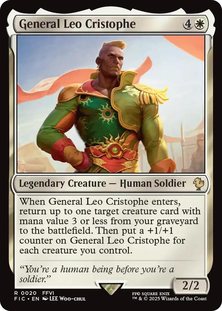 General Leo Cristophe - Commander: FINAL FANTASY - Magic: The Gathering -  TCGplayer.com
