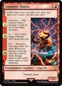 Summon: Kujata - Commander: FINAL FANTASY - Magic: The Gathering card