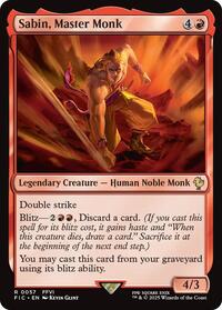 Sabin, Master Monk - Commander: FINAL FANTASY - Magic: The Gathering card