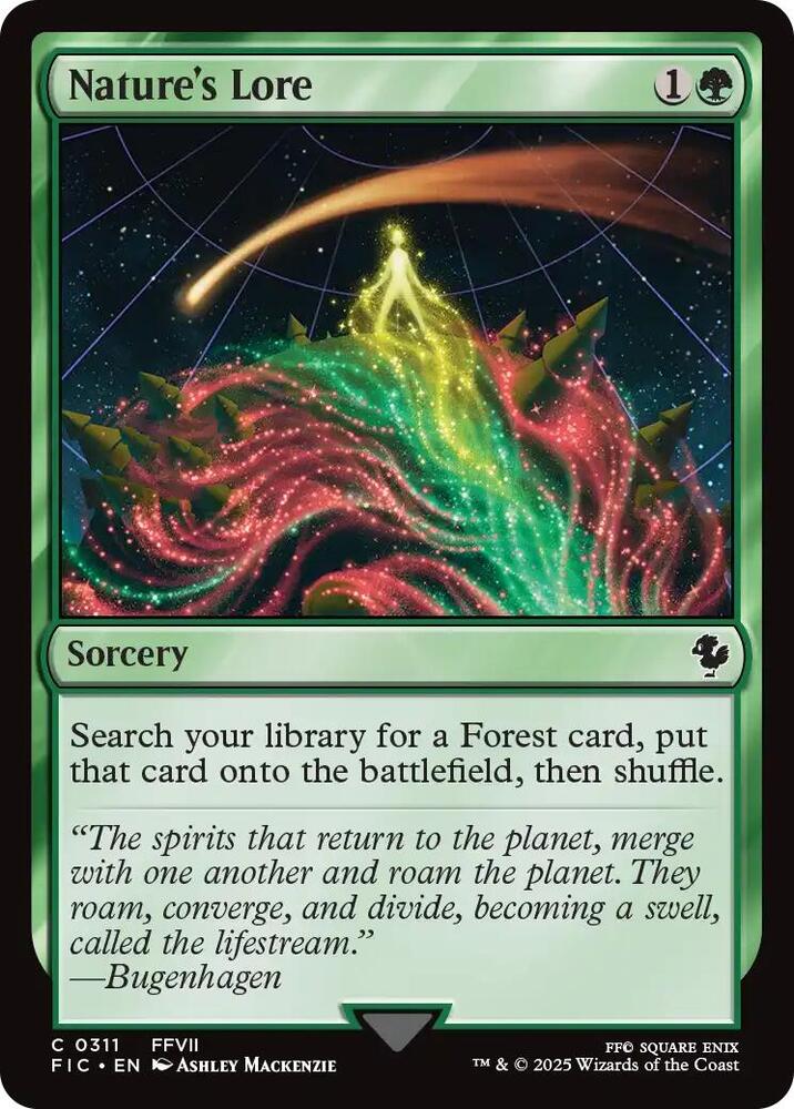 Nature's Lore - Commander: FINAL FANTASY - Magic: The Gathering
