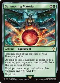 Summoning Materia - Commander: FINAL FANTASY - Magic: The Gathering card