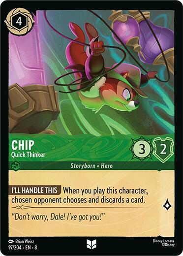 Chip - Quick Thinker - Reign of Jafar - Disney Lorcana - TCGplayer.com