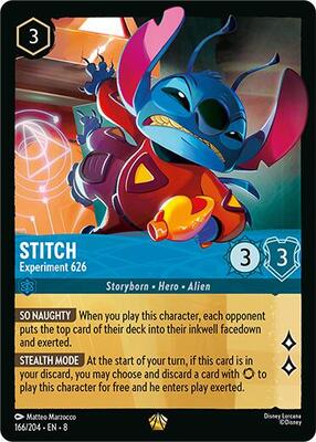 Stitch - Experiment 626 - Reign of Jafar - Disney Lorcana