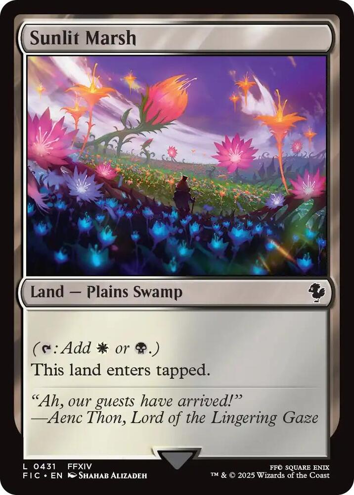 Sunlit Marsh - Commander: FINAL FANTASY - Magic: The Gathering ...