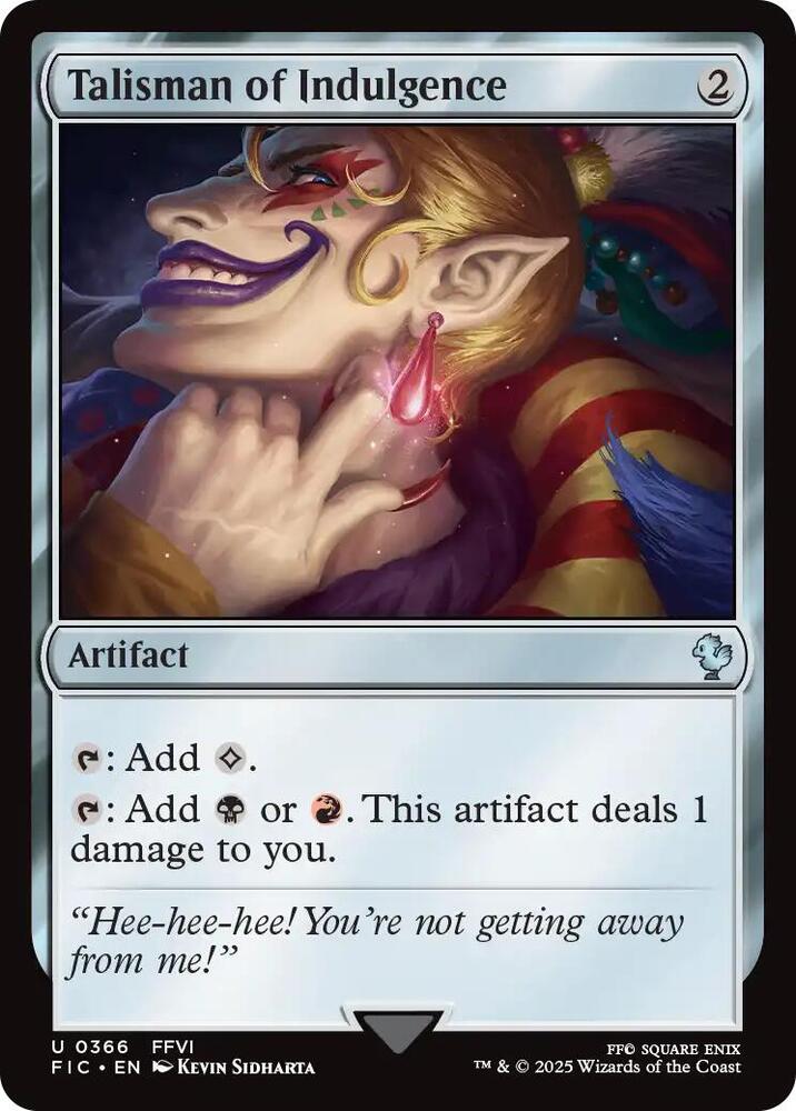 Talisman of Indulgence