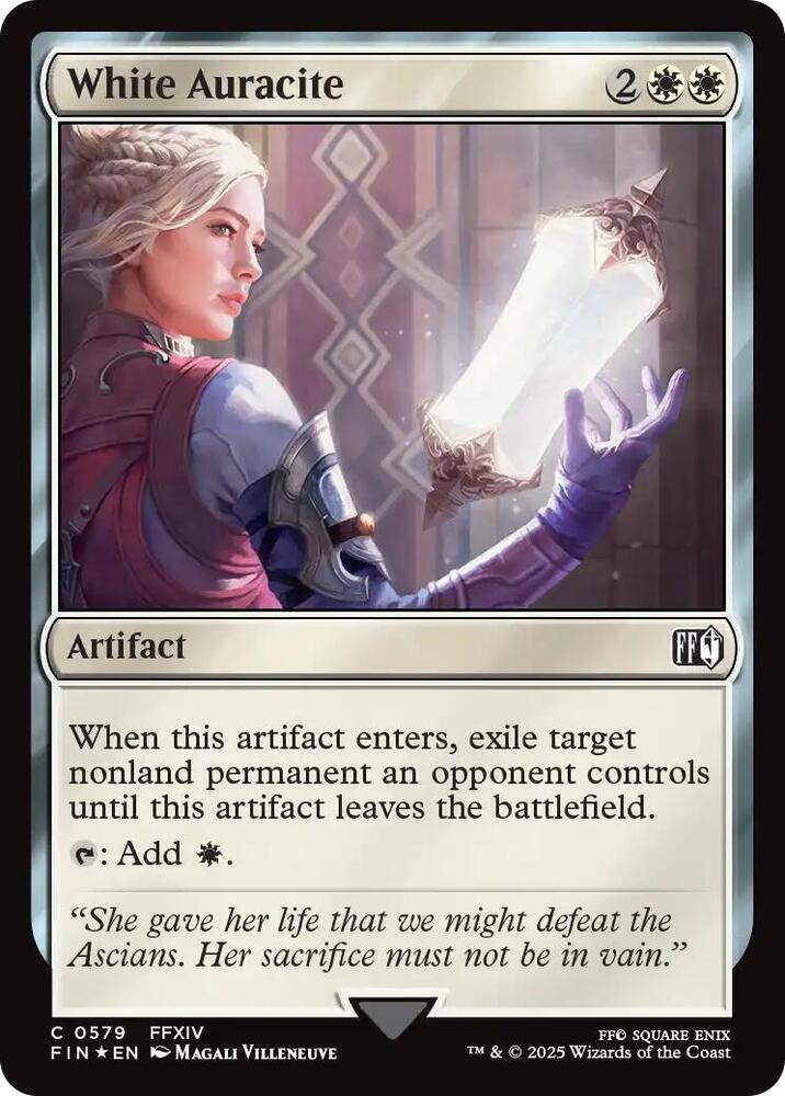 White Auracite (Surge Foil) - FINAL FANTASY - Magic: The Gathering