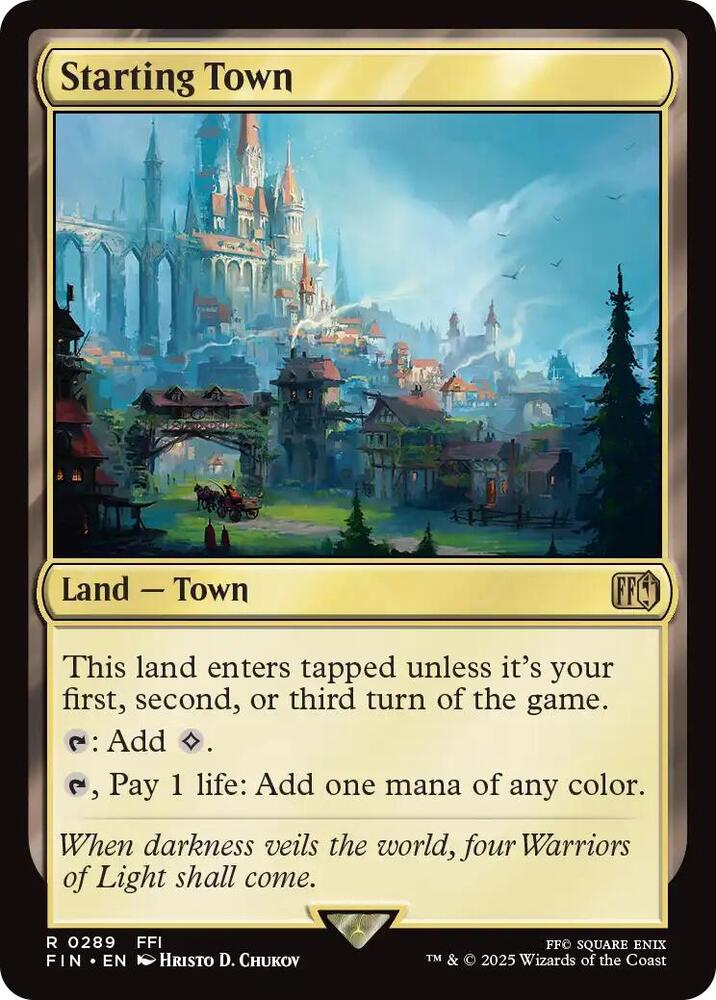 Mtg 始まりの町/Starting Town 英語版4枚 Starting Town - FINAL FANTASY - Magic: The Gathering - TCGplayer.com