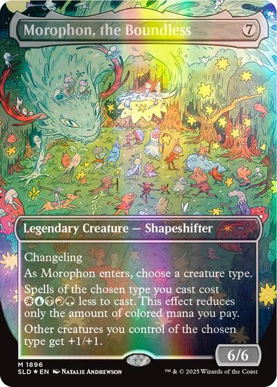Morophon the Boundless Double Rainbow Foil