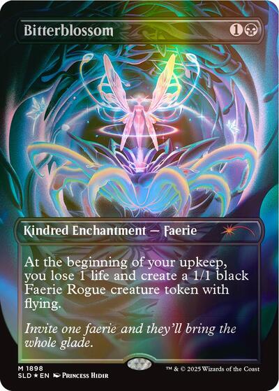 Bitterblossom Double Rainbow Foil
