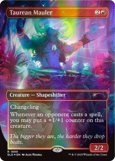 Taurean Mauler Double Rainbow Foil