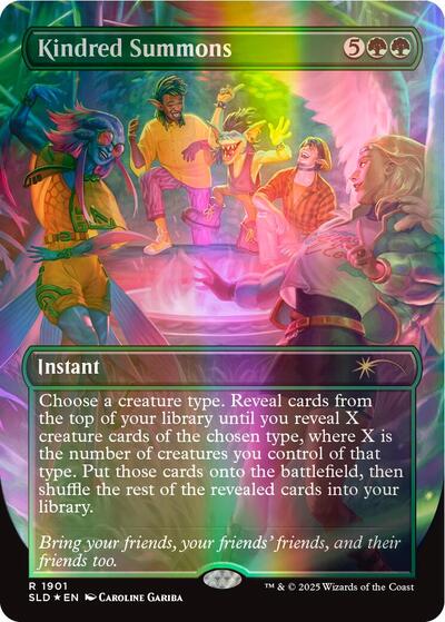 Kindred Summons Double Rainbow Foil