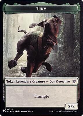 Tiny // City's Blessing Double-Sided Token 21 // 17 – The List Reprints (Token)