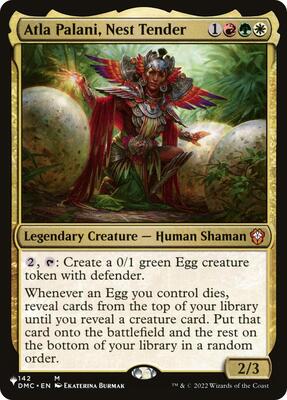 Atla Palani, Nest Tender #142 – The List Reprints (Rare)