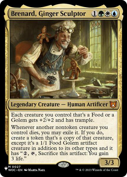 Brenard, Ginger Sculptor - The List Reprints - magic