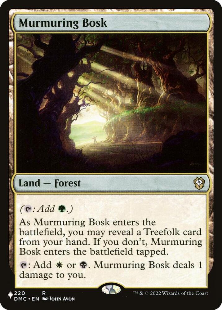 Murmuring Bosk #DMC-220 — The List