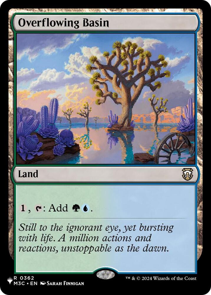 Overflowing Basin 362 card