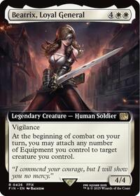Beatrix, Loyal General (Extended Art) (Foil)
