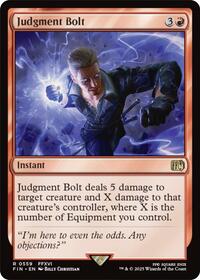 Judgment Bolt - FINAL FANTASY - Magic: The Gathering card