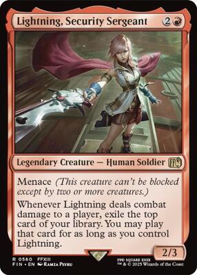 Lightning, Security Sergeant