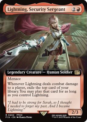 Lightning, Security Sergeant