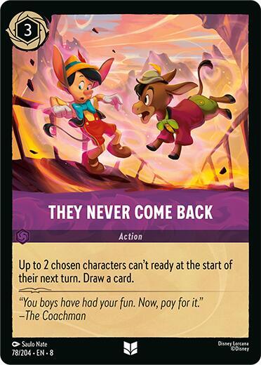 They Never Come Back - Reign of Jafar - Disney Lorcana - TCGplayer.com