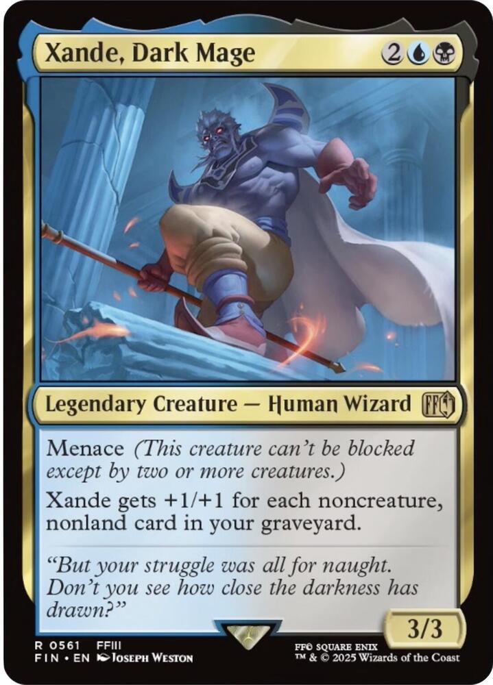 Xande, Dark Mage - FINAL FANTASY - Magic: The Gathering