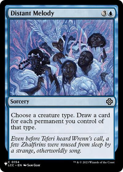 Distant Melody (The List) from LIST #LCC-154, Magic: The Gathering card
