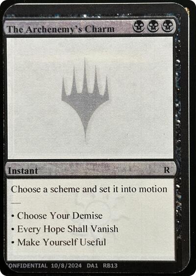 The Archenemys Charm