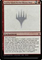 need for speed mtg card Need for Speed (Not the Odyssey One) - Un-Known Event Playtest Cards - Magic:  The Gathering