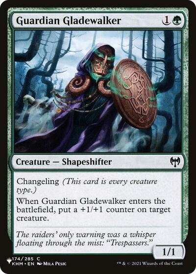 Guardian Gladewalker (The List) from PLST #KHM-174, Magic: The Gathering card