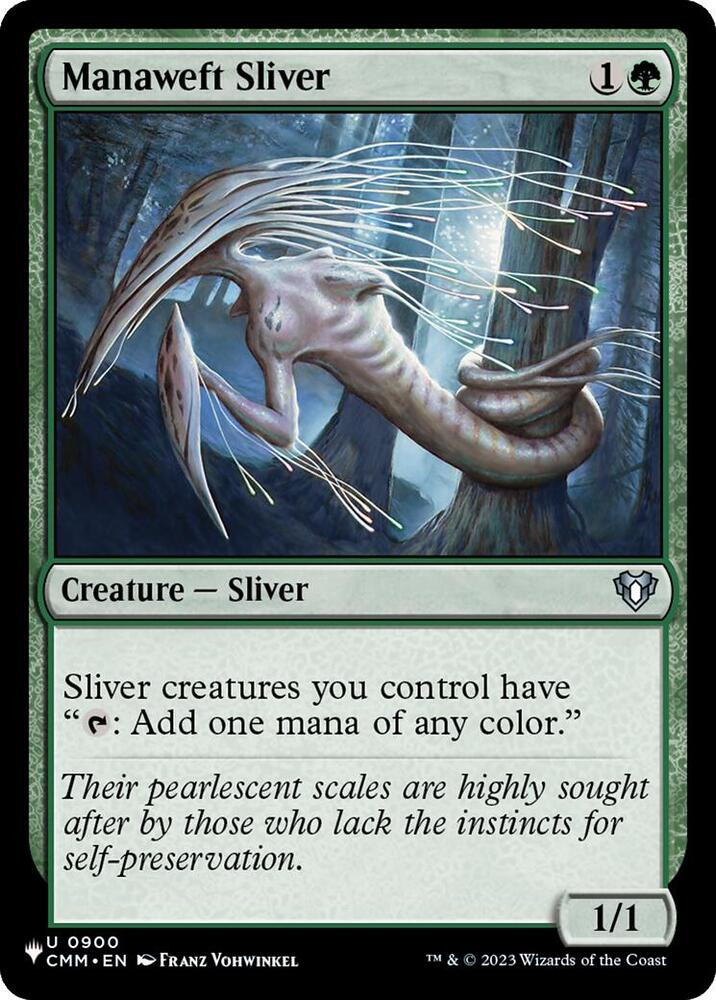 Manaweft Sliver (CMM) 900 card