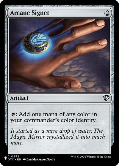 Arcane Signet (The List, from OTC) from LIST #OTC-252, Magic: The Gathering card